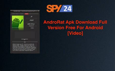 However, in order to use the apps to their full potential, your device needs to be rooted. . Androrat apk download 2022 for android
